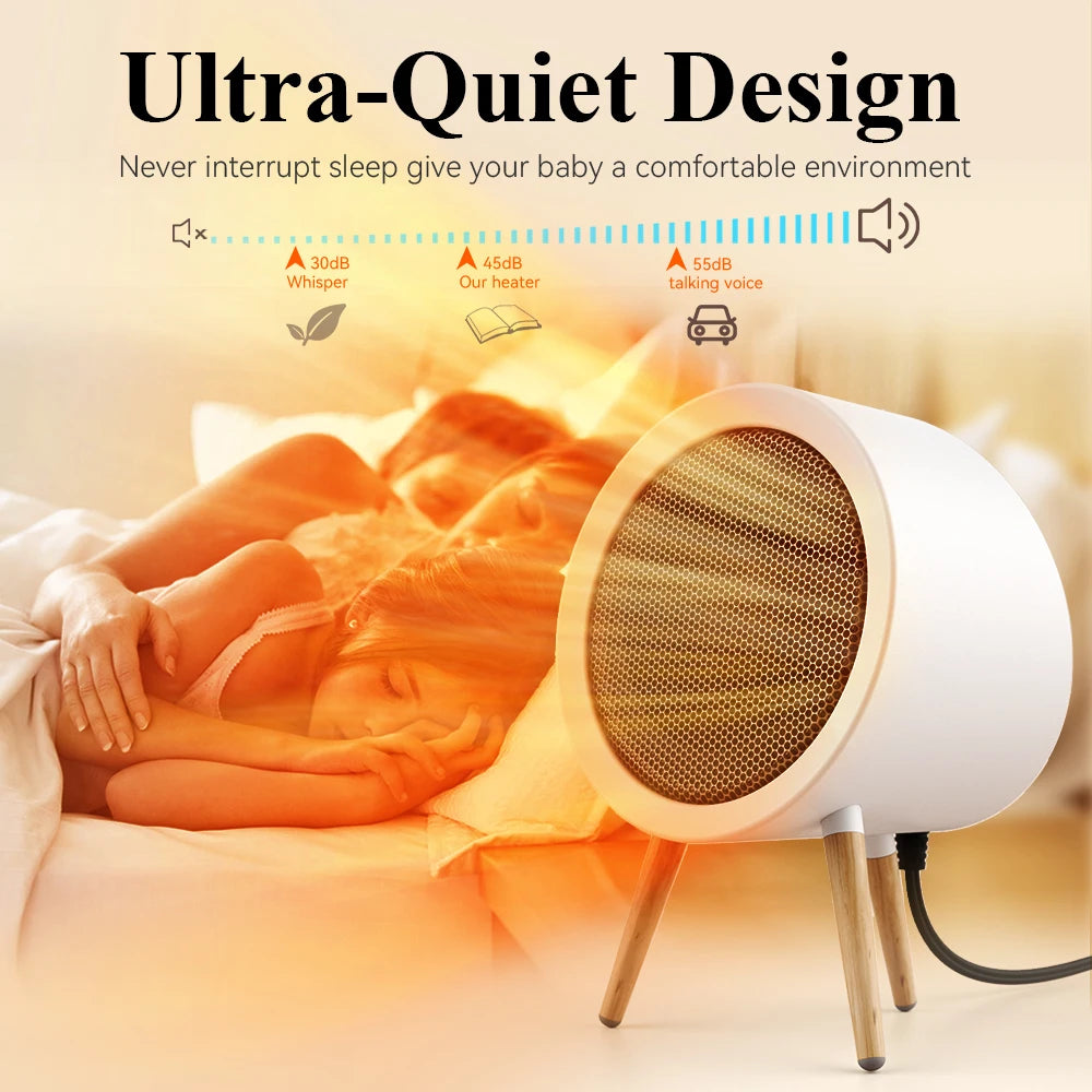 GAIATOP Heater for Home Electric Fan Heater Home Heaters Energy Saving Bedroom Heating for Office Space Heater Heater Portable