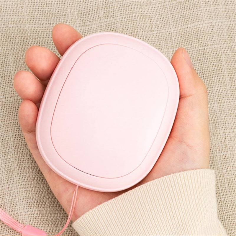 Mini Cute Shaped Hand Warmer USB Rechargeable Electric Hands Heater for Winter Outdoor Traveling Hiking Use Double-Sided Heating