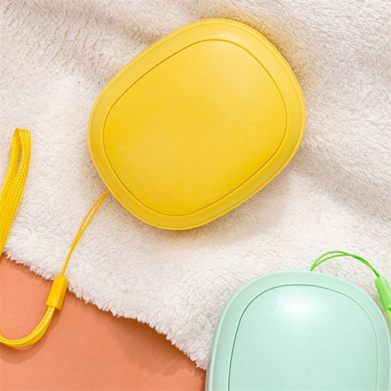 Mini Cute Shaped Hand Warmer USB Rechargeable Electric Hands Heater for Winter Outdoor Traveling Hiking Use Double-Sided Heating